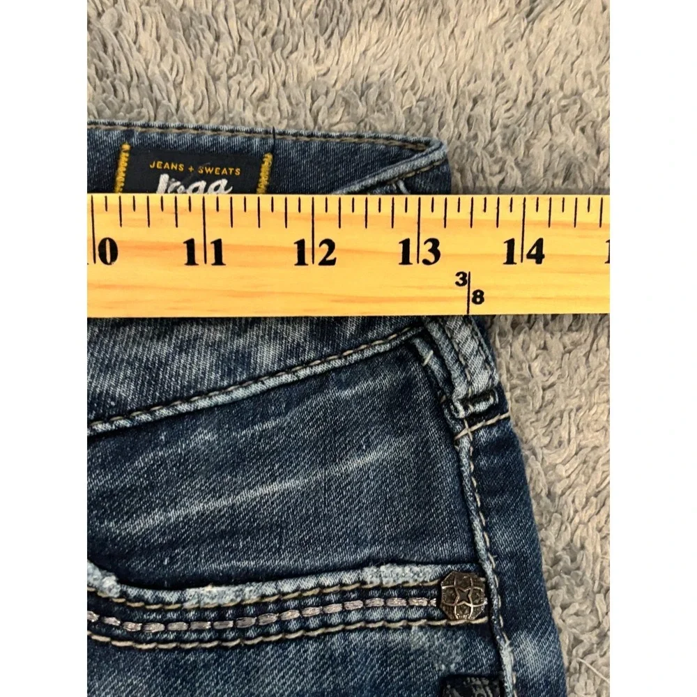 Silver Jeans Womens 26/29 Suki Joga Mid Skinny Dark Wash Blue Denim Pants